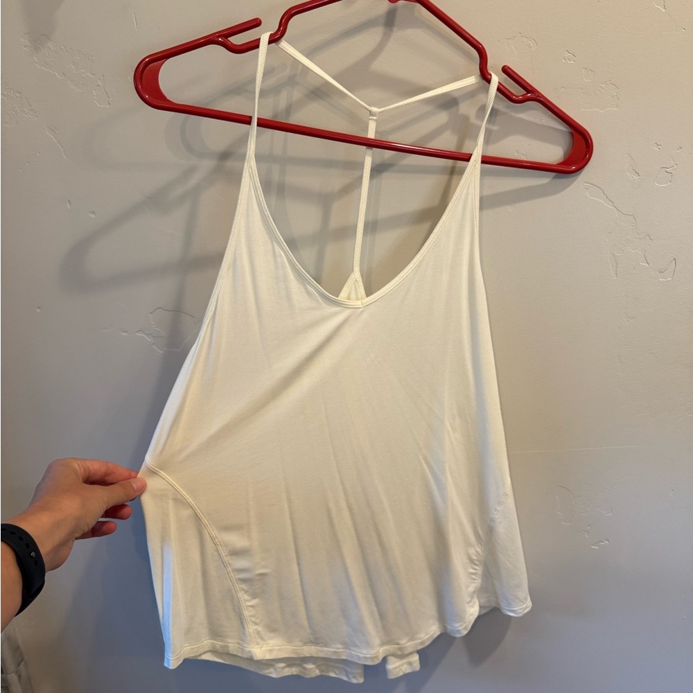 Lululemon tank light yellow